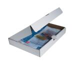 Etui carton de 100 pochettes perforées ouverture haut et côté - polypropylène lisse 6/100e - A4 - Cristal