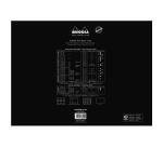 dotPad - bloc agrafé Rhodia N°38 42x31,8 cm dot 80 feuillets 80g - Noir