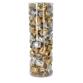 Tube de 120 oeufs 10mx7mm Métal or/arg. - Assortiment