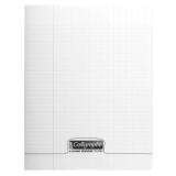 Cahier piqué 8000 POLYPRO 17x22 cm 192 pages grands carreaux 90 g - Incolore