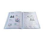 Protège-documents en polypropylène semi rigide Aquarel 40 vues - A4 - Couleurs assorties