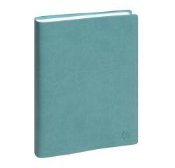 Agenda de bureau EasyDay Journal 21 Ondine 15 x 21 cm Journalier Janvier à Décembre 2026 - Bleu