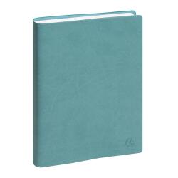 Agenda de bureau EasyDay Journal 21 Ondine 15 x 21 cm Journalier Janvier à Décembre 2026 - Bleu