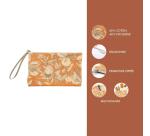 Jardin des Sens, Trousse en coton 22x16 cm motif oranges