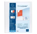 Classeur PP personnalisable Kreacover - 4 anneaux en D 40mm - A4 maxi