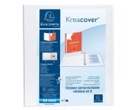 Classeur PP personnalisable Kreacover - 4 anneaux en D 40mm - A4 maxi