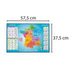 Sous-main rigide PVC France - 37,5 x 57,5cm - Visuel
