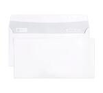 Paquet de 50 Enveloppes Blanches DL-110x220mm - Auto-Adhésives - 80g/m2 - Caisse de 2000 enveloppes. - Blanc
