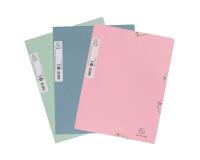 Chemises à élastiques 3 rabats carte Autentik 24 x 32 cm dos 1,5 cm - couleurs assorties