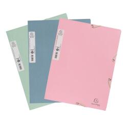 Shirts with elastic bands 3 flaps card Autentik 24 x 32 cm spine 1.5 cm - assorted colors