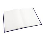 Livre d'or Balacron avec titre 100 pages blanches - 27x22 cm vertical - Couleurs assorties