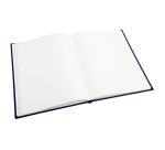 Livre d'or Balacron avec titre 100 pages blanches - 27x22 cm vertical - Couleurs assorties