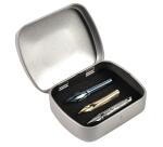 BOITE METAL 6 PLUMES ECRITURE