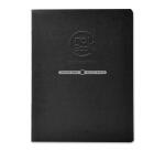 Crok'Book carnet piqué 20F 17x22cm 120g papier noir F - Noir