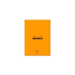 Rhodia coffret bloc Memo N°11 petits carreaux 5x5 240 feuillets - filmé individuellement - Orange