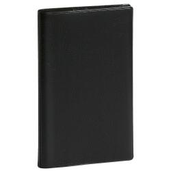 Agenda de poche Eurotime 16 S spiralé Cassandra 9 x 16 cm Semainier Janvier à décembre 2026 - Noir