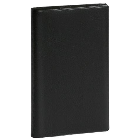 Agenda de poche Eurotime 16 S spiralé Cassandra 9 x 16 cm Semainier Janvier à décembre 2026 - Noir