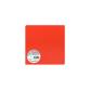 Paquet de 25 cartes simples Pollen 160x160mm 210g/m2 - Rouge corail
