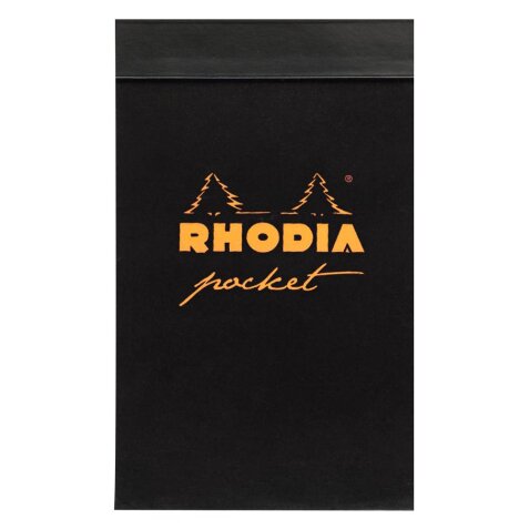 Présentoir de 20 blocs Rhodia Pocket 7,5x12 cm - petits carreaux 5x5 - Assortis