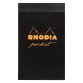 Présentoir de 20 blocs Rhodia Pocket 7,5x12 cm - petits carreaux 5x5 - Assortis