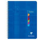 Cahier de textes reliure intégrale 17x22cm 144 pages grands carreaux Couleur aléatoire - Assortis