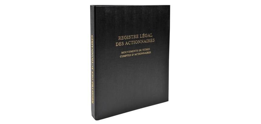 Registre des mouvements de titre et liste des actionnaires Exacompta 944D 29,7 x 21 cm 58 pages
