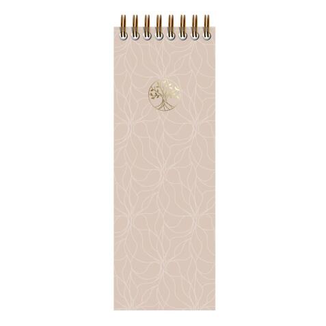 Inspire, Liste, Bloc reliure intégrale en-tête 7,5x21 cm, 80 feuilles, imprimé, ass.