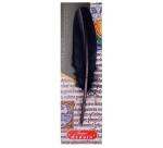 Plume d'oie taillée sur broche