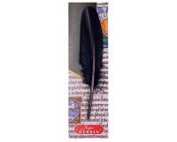 Plume d'oie taillée sur broche