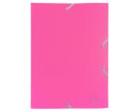 3 Flap Folders with Elastic Straps Opaque Polypropylene Eco A4