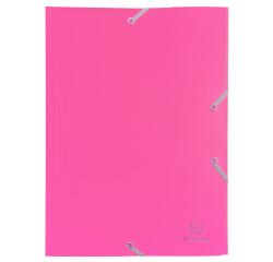 Chemise à élastique 3 rabats Polypropylène 4/10e Opaque Eco - A4