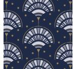 Papier 80g, Tiny 50x0,35m, Eventail bleu - Bleu