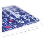 Le Mur des Je t'aime, Carnet cousu fil 7,5x12cm, 48 pages, uni.