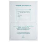 Recharge A4 pour reliures registres - 100 feuillets perforation 4 trous - Blanc