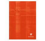 Cahier brochure rembordée rigide A4 192 pages grands carreaux - Assortis