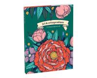 Frida Kahlo, Set de correspondance 12x16,5 cm contenant 8 cartes simples 11x15,5 cm assorties et 8 enveloppes Pollen C6 blanc naturel