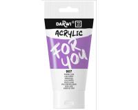 Darwi For You tube de peinture acrylique 75 ml - Pourpre clair