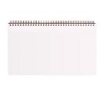 My.weekly.planner Age Bag cahier reliure intégrale en-tête 29,7x17 cm 120 pages détachables Semainier de bureau non daté et réglure DOT au verso - Tabac