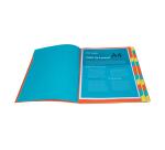 Trieur agrafé avec élastiques 24 compartiments - Rouge