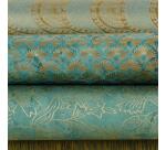 PAPIERS DU MONDE, Maxi bloc de 80 feuilles au format 16x16cm - Multicolore