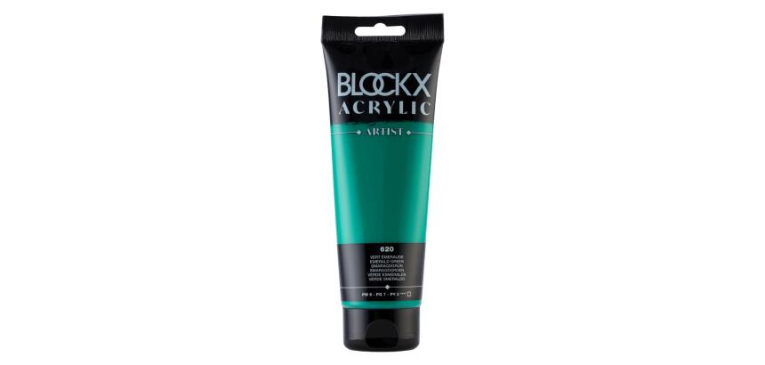 Peinture acrylique fine tube 250ml - Vert émeraude