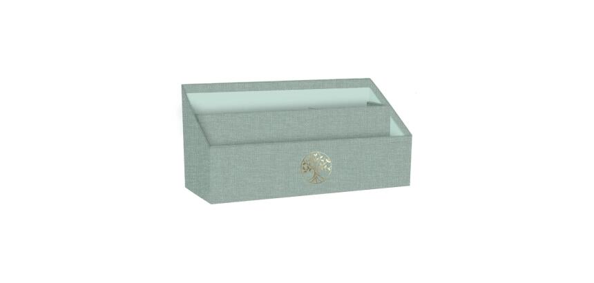 Inspire, Porte-lettres, Toile du Marais, 25x10x14 cm