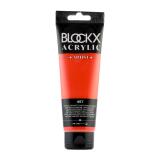 Peinture acrylique fine tube 120ml - Rouge orangé d'Anthradquinone