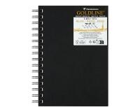 Goldline carnet spiralé 50F A5 140g portrait - Blanc