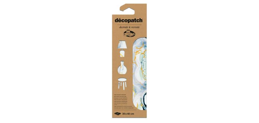 Pochette 3 Feuilles Foil Ref 797 - Bleu