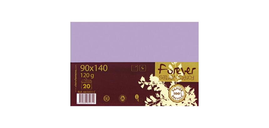 Enveloppe 90x140 FOREVER 120g pqt 20