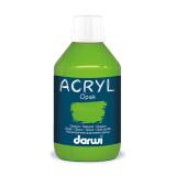 Darwi Flacon de 250 ml de Peinture Acrylique Universelle Opaque - Vert prairie