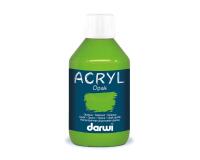 Darwi Flacon de 250 ml de Peinture Acrylique Universelle Opaque - Vert prairie
