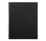 Carnet reliure intégrale Age Bag A4+ 160 pages détachables perforé 4 trous ligné - Noir