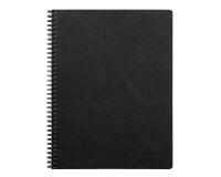 Carnet reliure intégrale Age Bag A4+ 160 pages détachables perforé 4 trous ligné - Noir